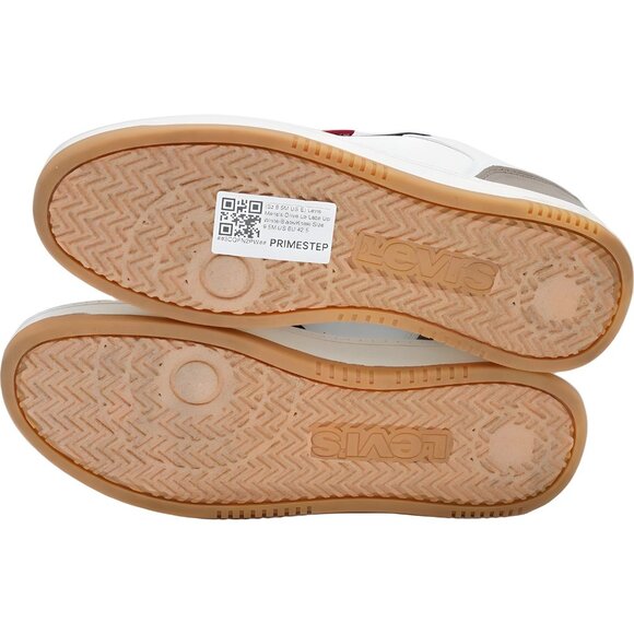 Levi's Drive Lo Lace-Up Sneakers White Black Khaki Men's US 9.5M - Picture 6 of 6